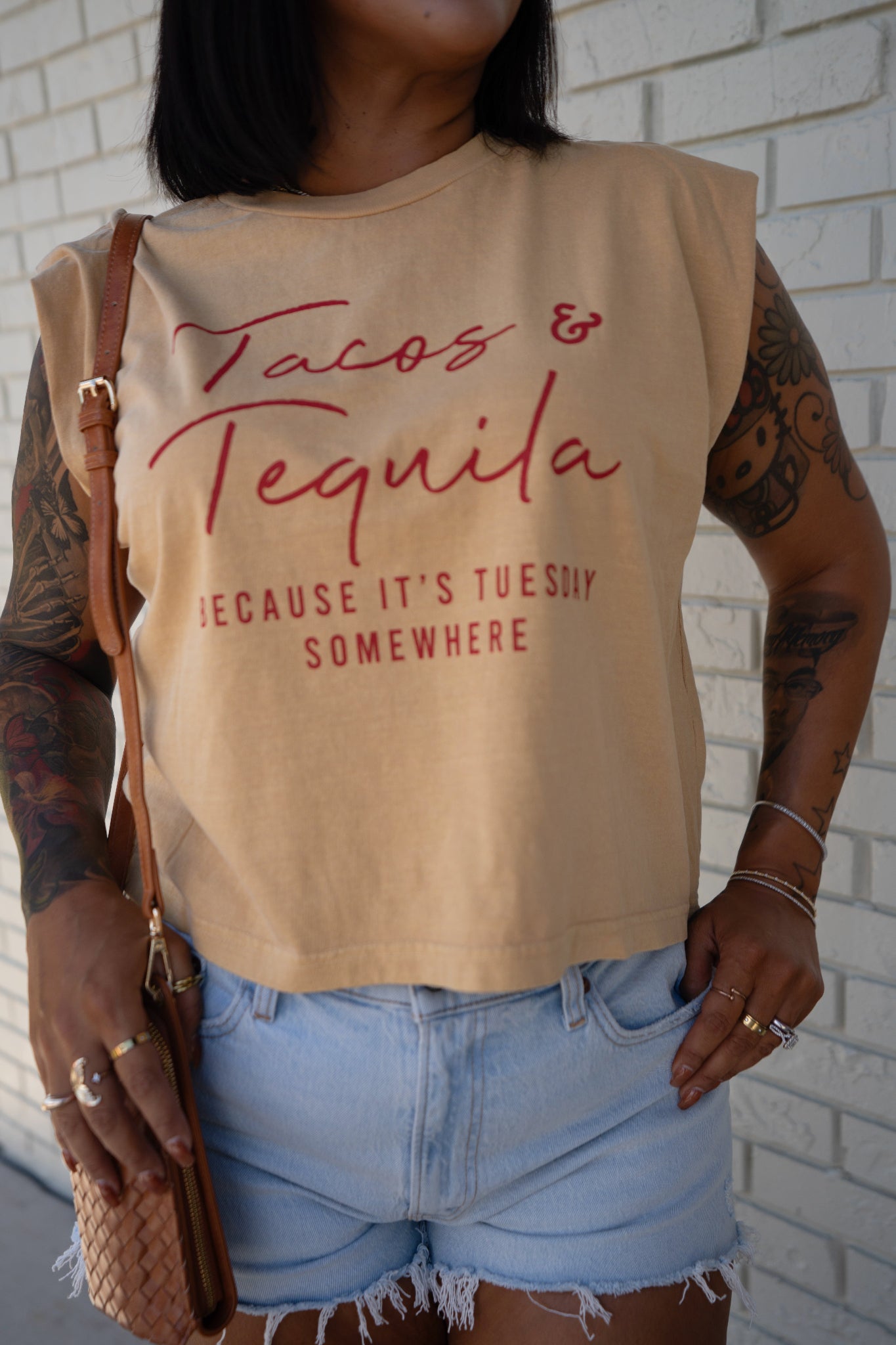 Tacos and Tequila Muscle Tee