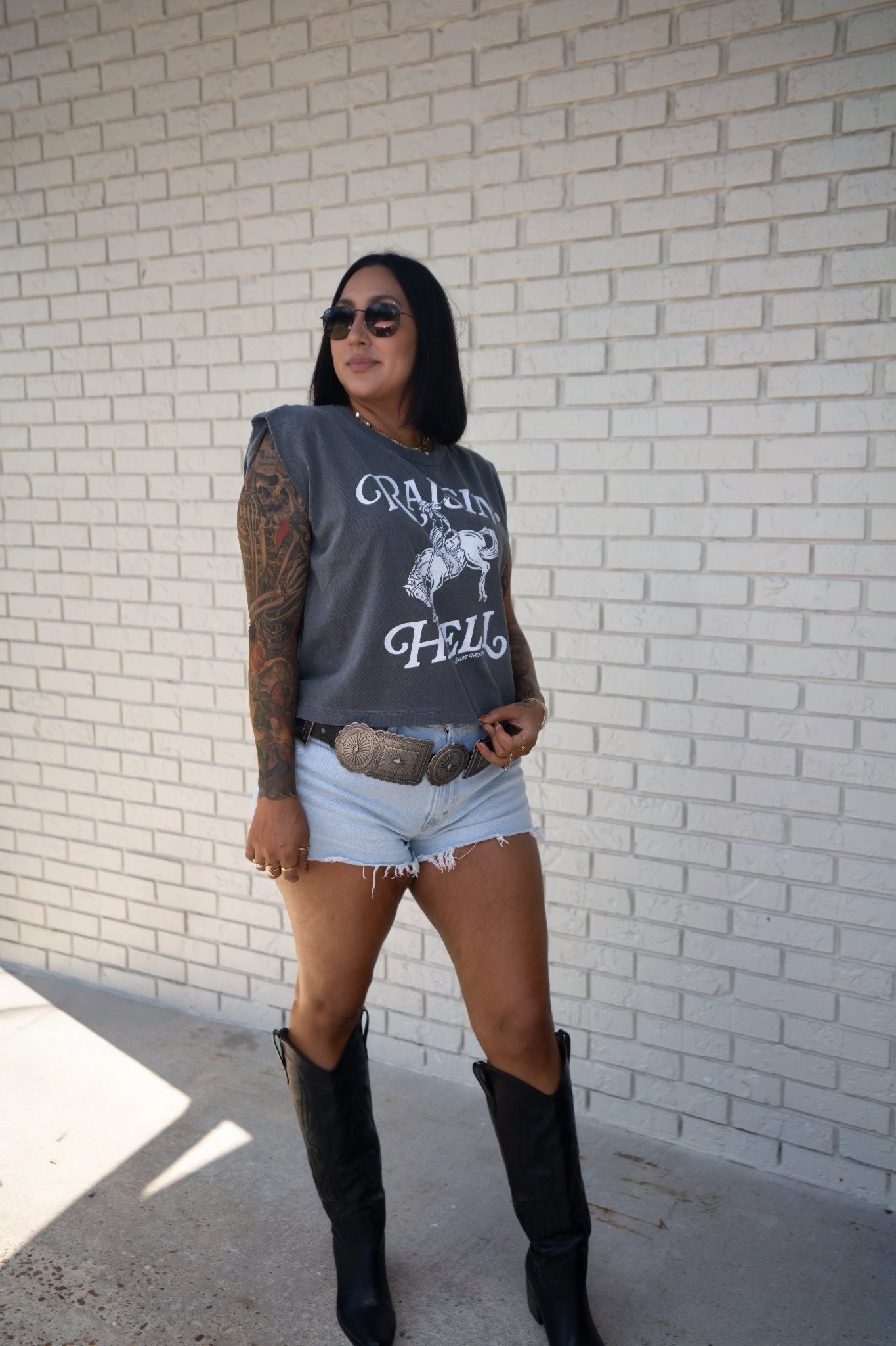 Raisin' Hell Muscle Tee