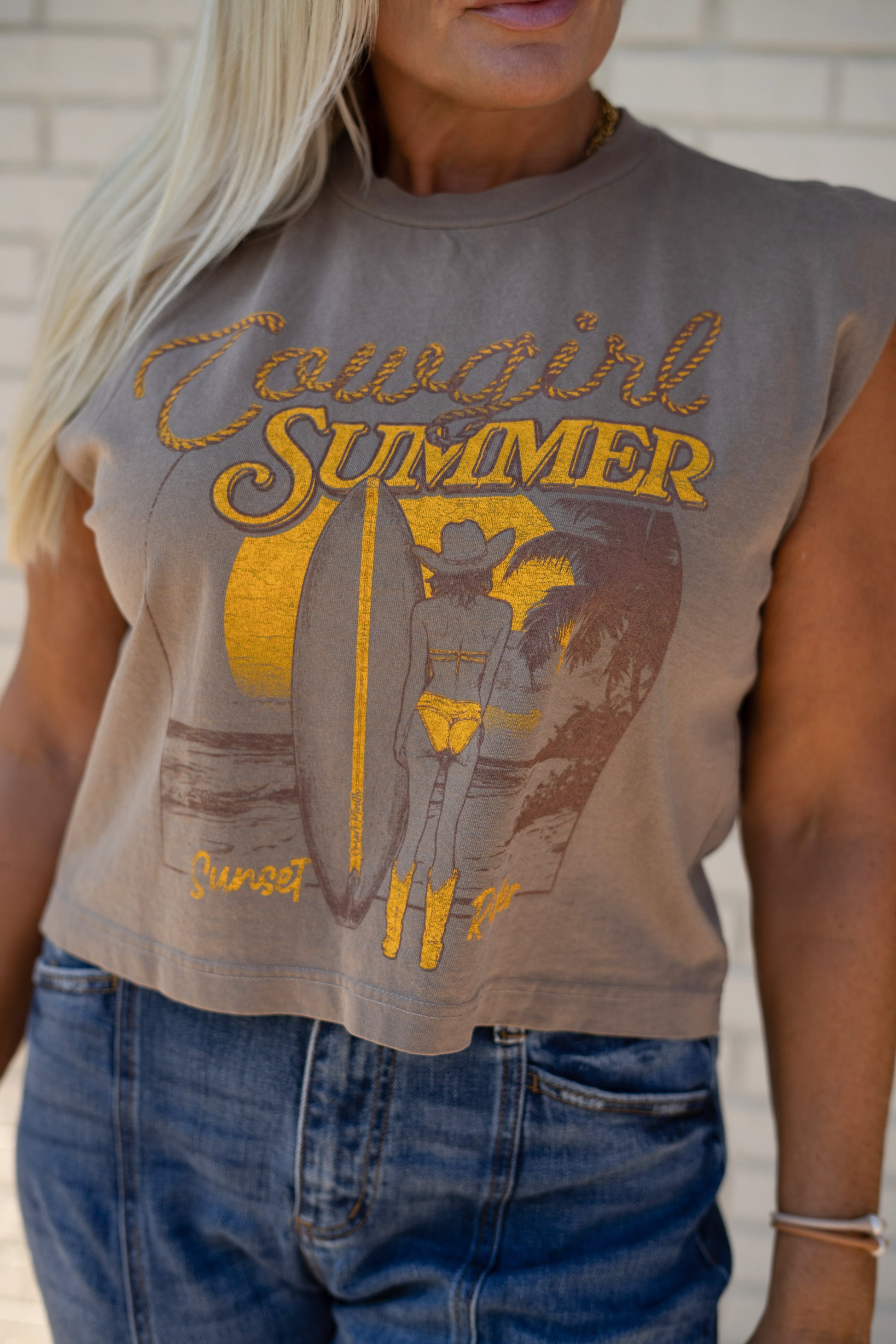 Cowgirl Summer Muscle Tee