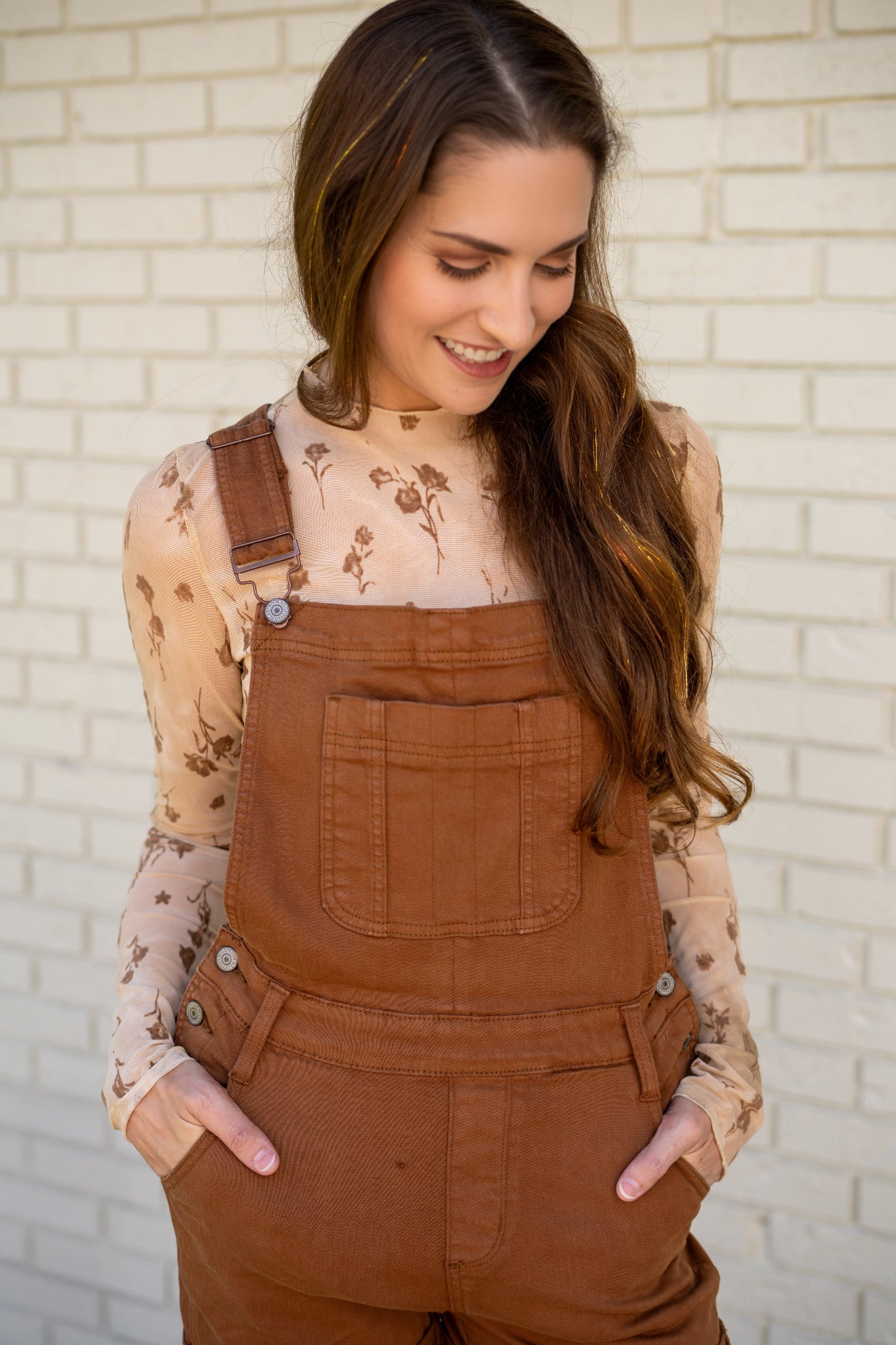 Judy Blue Cuffed Overall Shorts