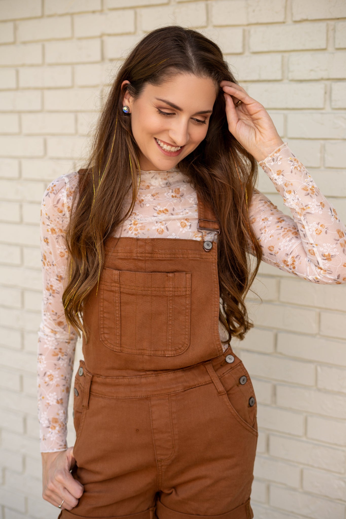 Judy Blue Cuffed Overall Shorts
