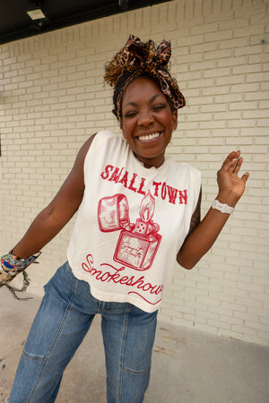 Small Town Smoke Show Muscle Tee