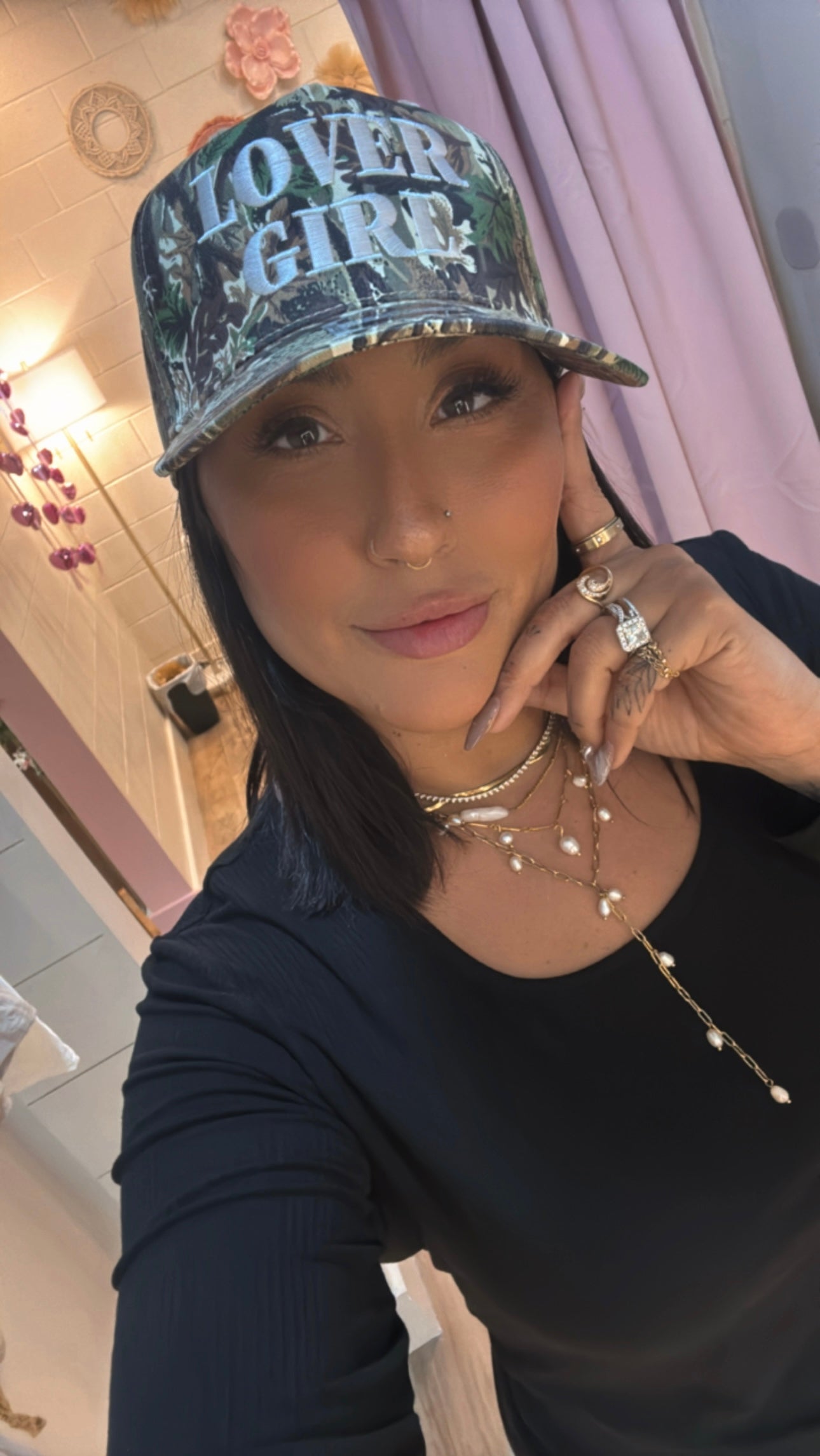LOVER GIRL Stitched Hat