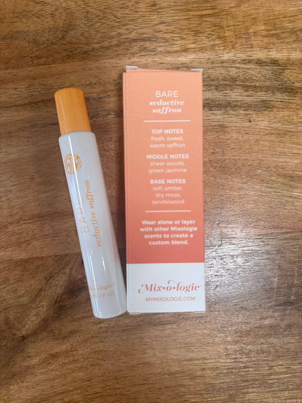Mixology Rollerball Perfume - Bare Seductive Saffron