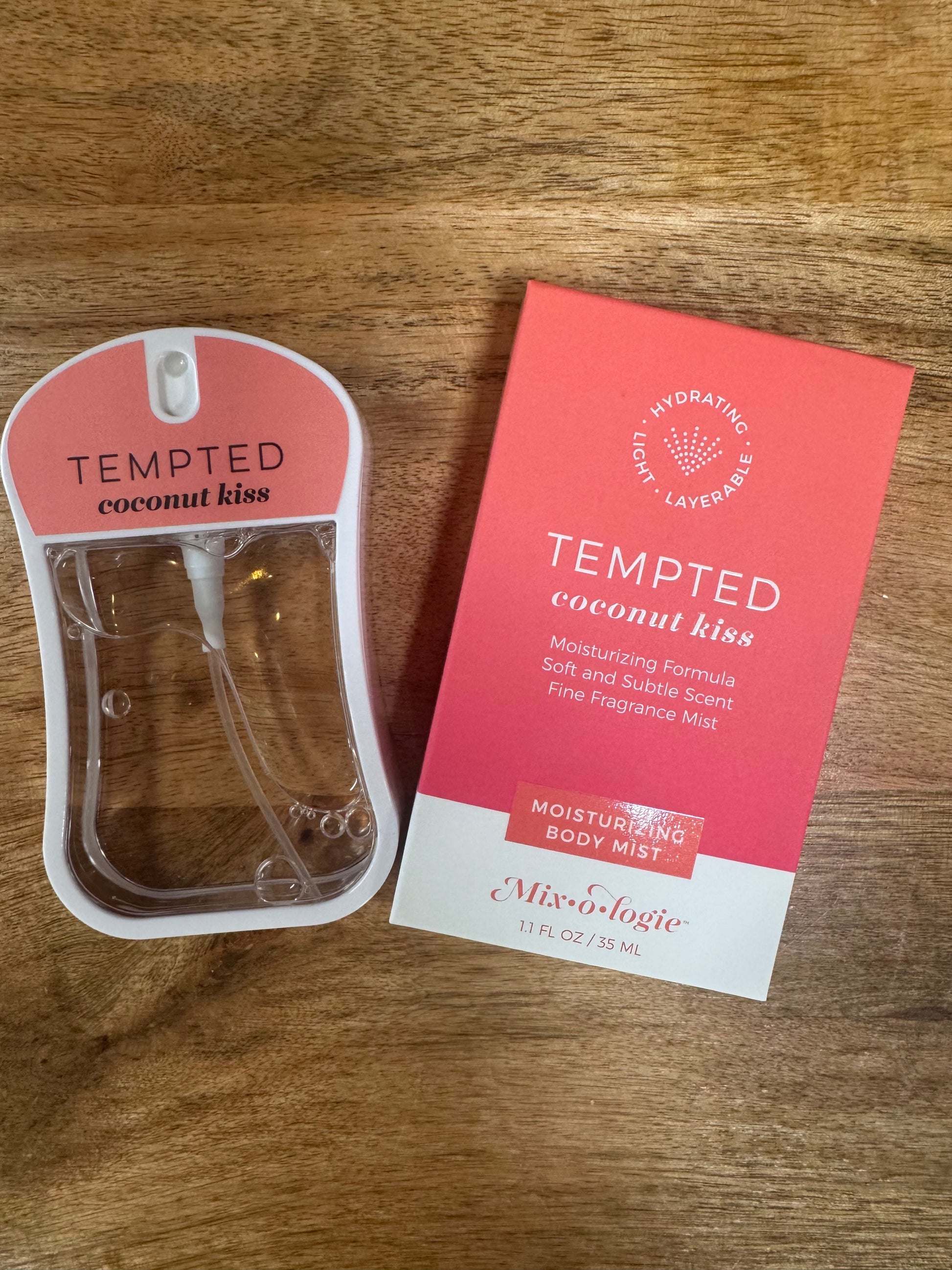Mixology Body Spray -Tempted Coconut Kiss