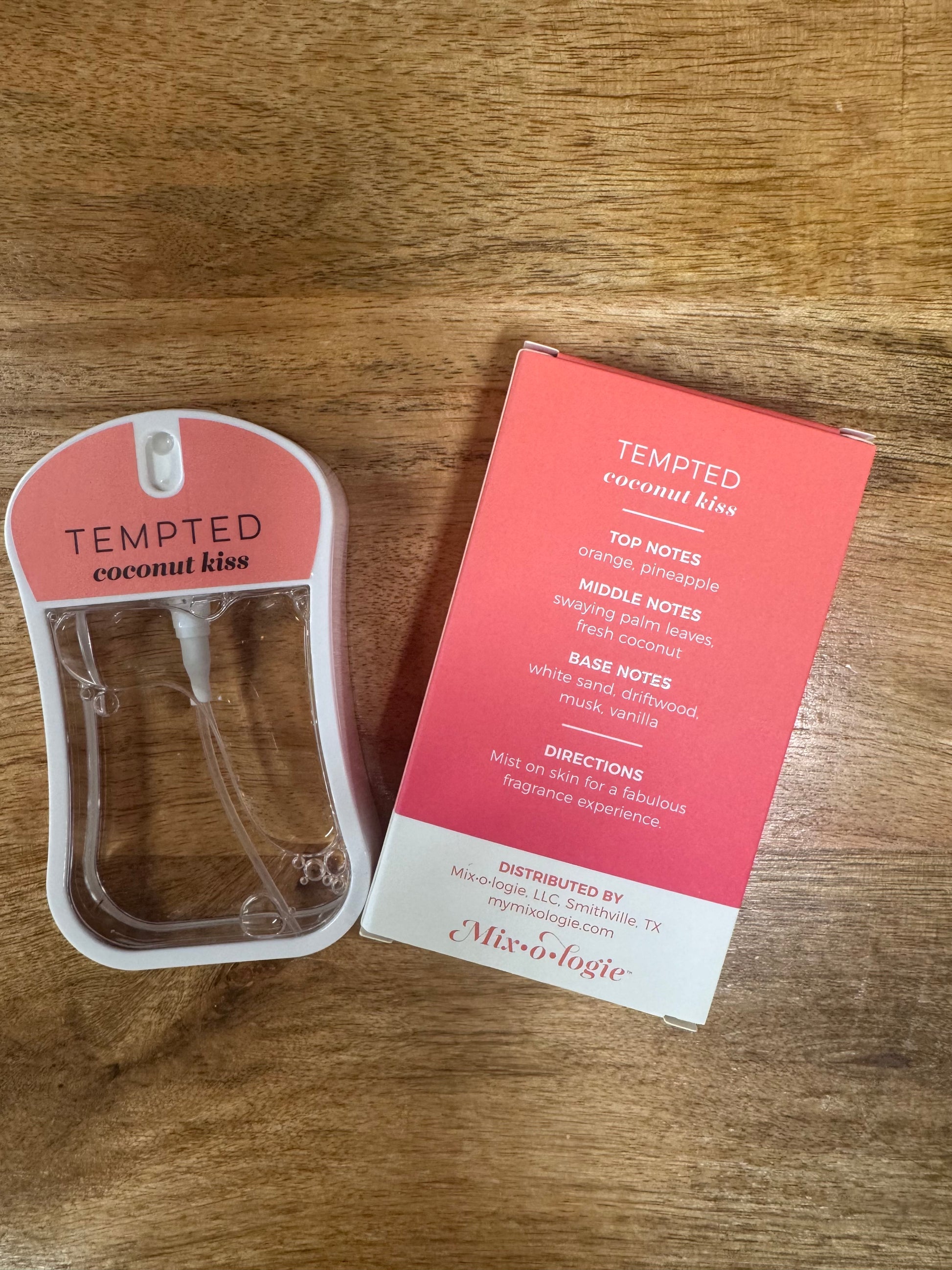 Mixology Body Spray -Tempted Coconut Kiss