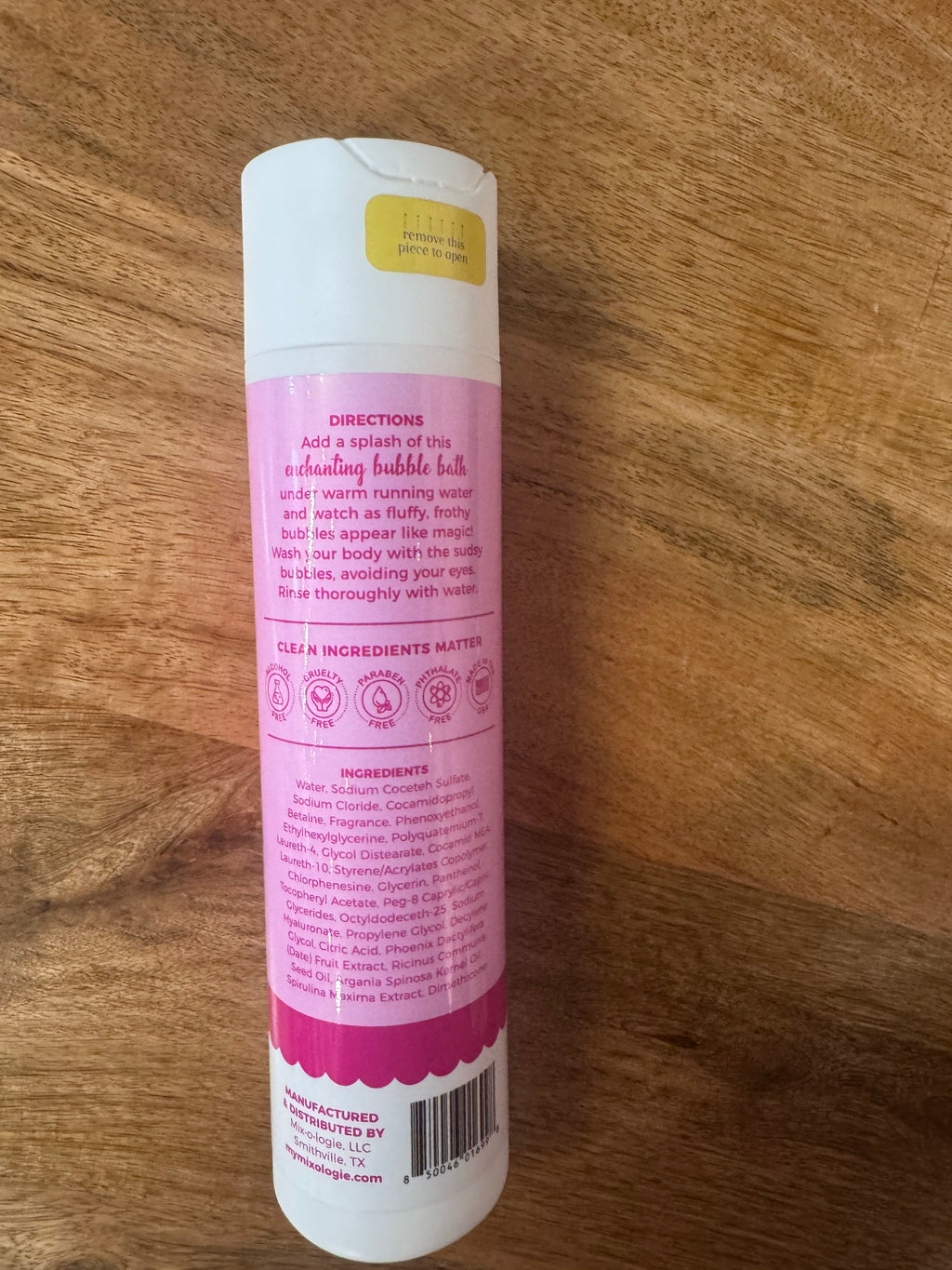 Mixology Princess bubbly body wash