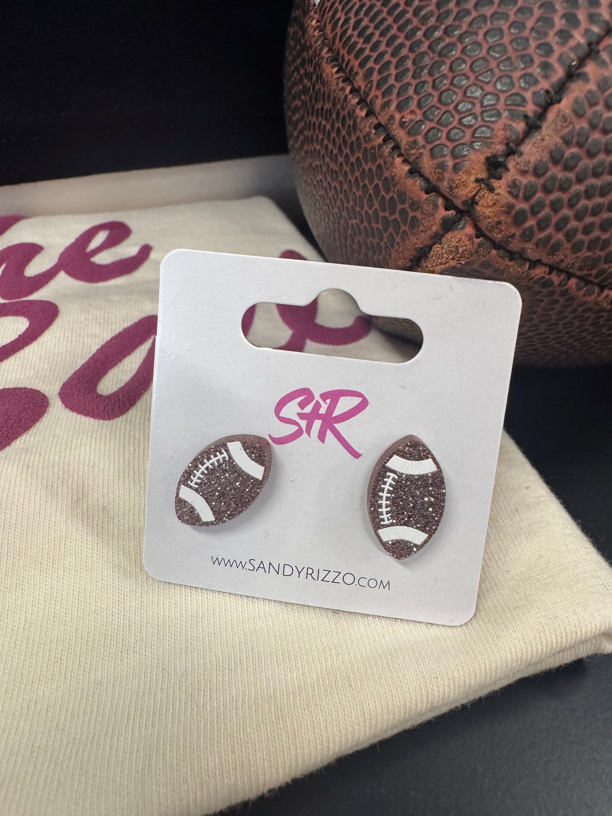 Football Earrings