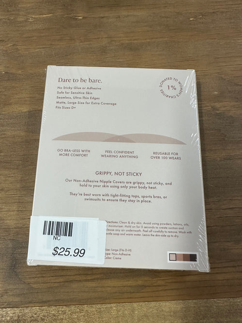 Bare Babe Invisible Nipple Covers - Non-Adhesive D+