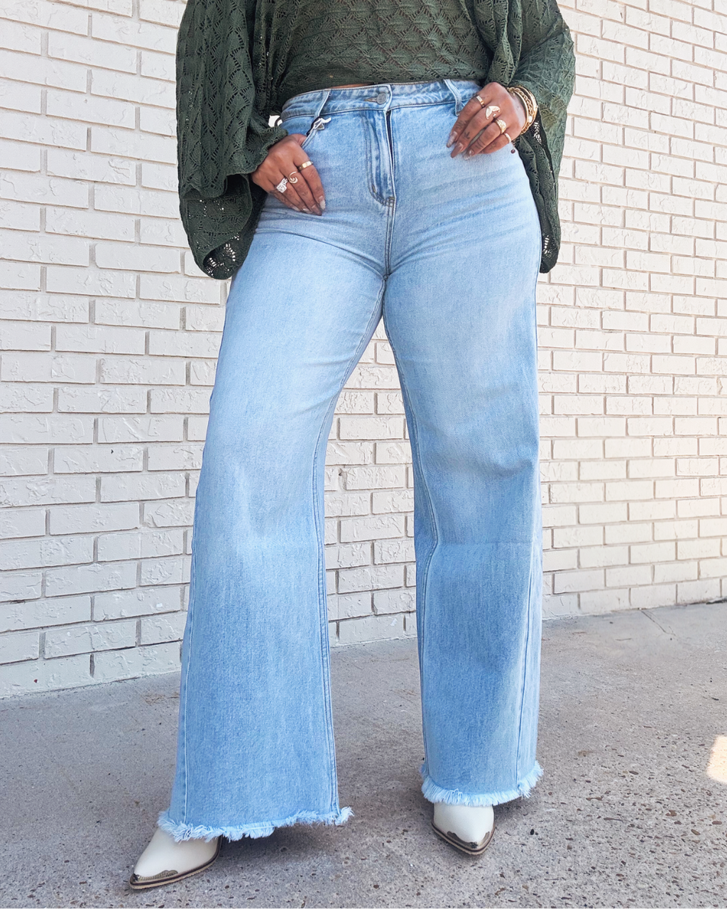 Quincy wide Leg Jeans