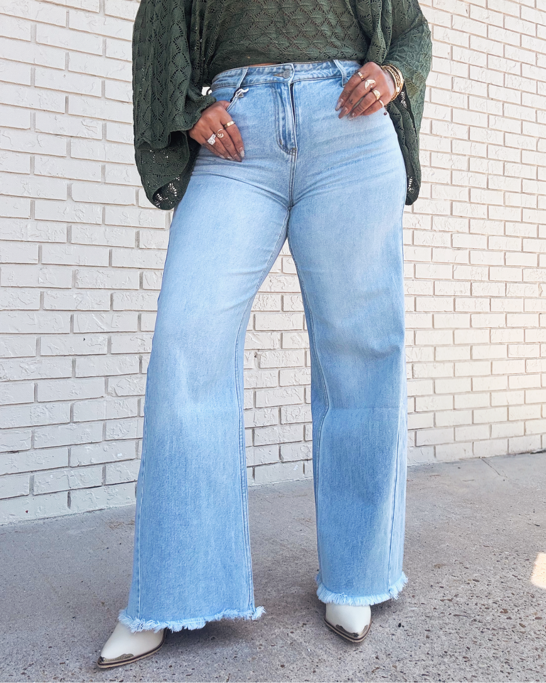 Quincy wide Leg Jeans